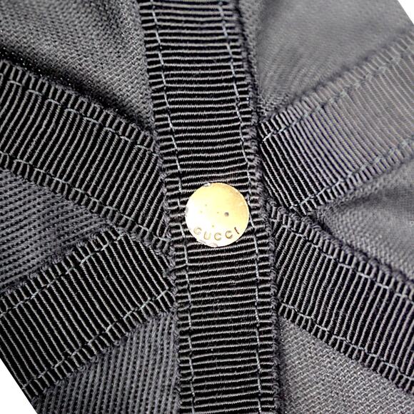 Gucci Black Hat with Logo Patch - Picture 10 of 11